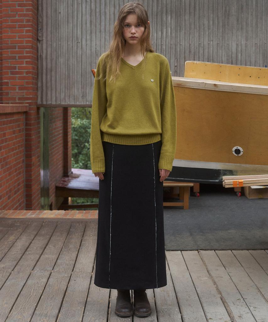 Annies Low Edge Long Skirt (Black)