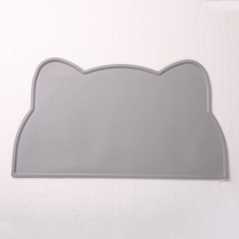 Silikon-Haustiermatte, Tiernahrung, Fütterungsunterlage, wasserdicht, für Hunde und Katzen, Schüssel, Futtermatte, Welpen-Futtertablett, Wasserkissen, Tischset