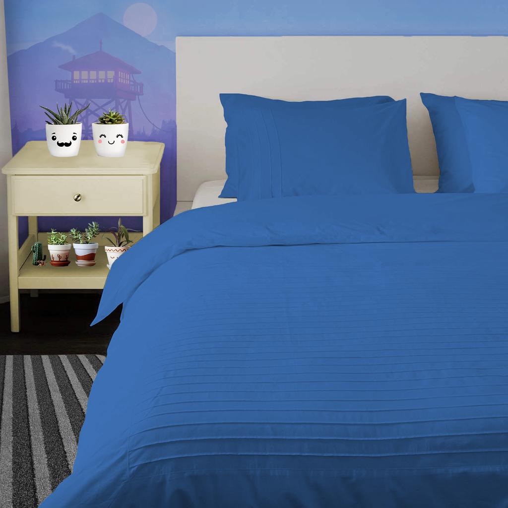 Moroccan Streak 3PC Duvet Cover Set in 100% Egyptian Cotton, 600TC - Multi Sizes & Colors