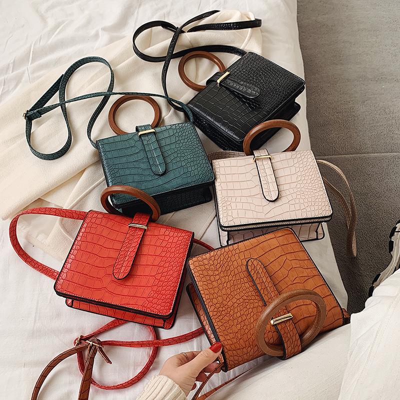 SCIONE Geantă de stil nou, model de piatră pentru femei, geantă pătrată mică, geantă de umăr de modă, geantă de mesager cu lanț