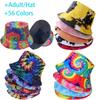 New Street Graffiti Men's Bucket Hat Double-Sided Hip Hop Outdoor Women Caps Beach Sun Protect Fishing Unisex Bonnet