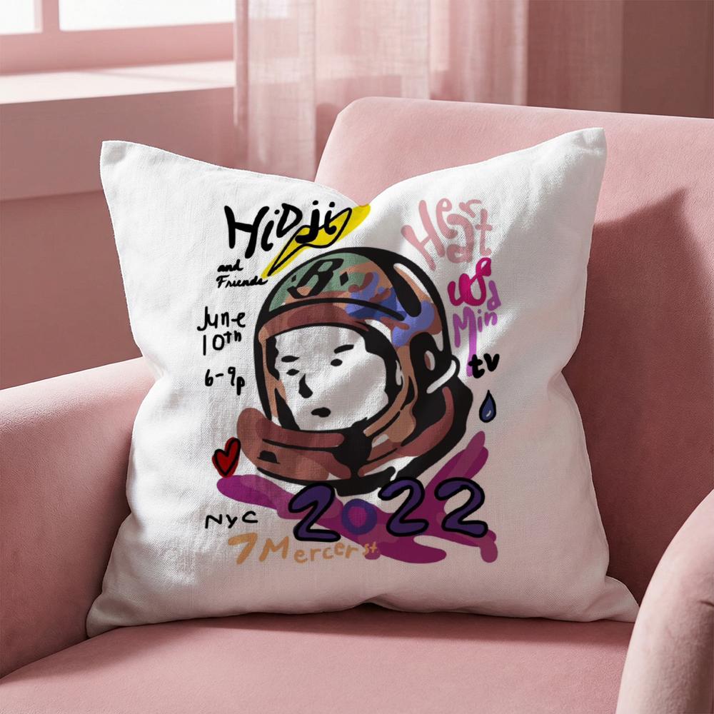 

Black B-Billionaire Boys Club Cushion Cover Multi-Scene Pillow Cover for Home & Car - Reversible, Soft & Durable for Daily Use 30cmx30cm