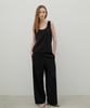 Bundak Saints Scoop Neck Silk Tank Top Black