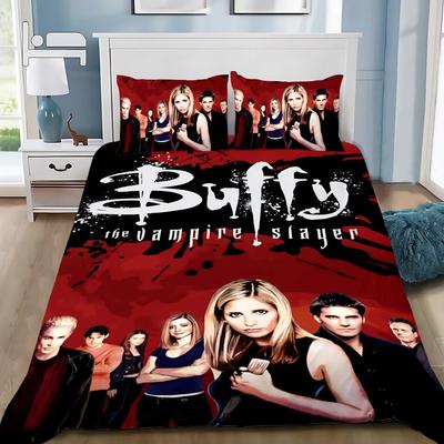 Duvet Cover Pillowcase Bedding Set Buffy The Vampire Slayer Adult Boy Girl Bedroom Decoration Children Gift Single Double Large