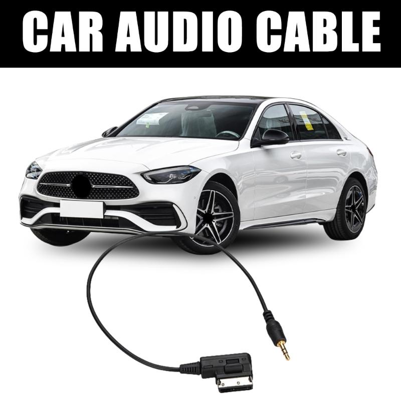 Easy To Connect 3.5mm Music Interface Cable Flexible AUX Adapter Cable Fit for Automobile AMI Port Integration 1 Meter