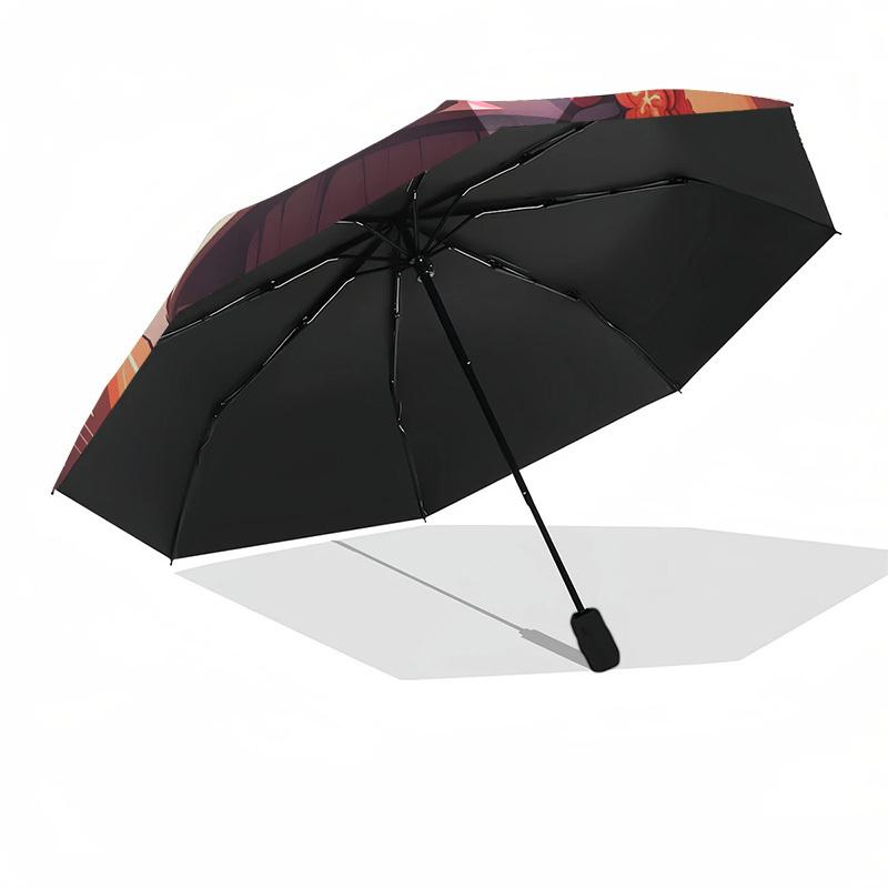 Anime Character, Cute Cat Automatic Opening and Closing, 8 Rib Structure Portable Umbrella, Suitable for Men and Women In All Seasons  Perfe