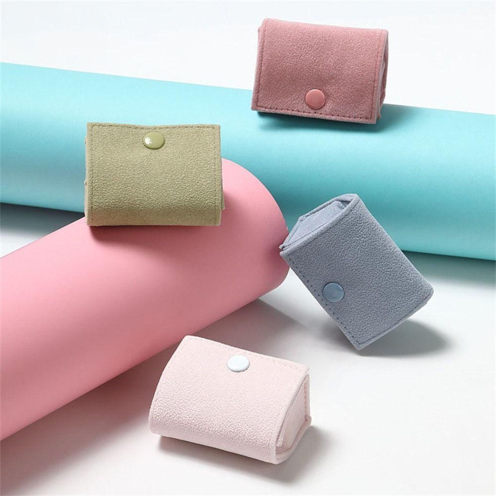 Velvet Ring Jewelry Box Multi-purpose Jewelry Organizer Exquisite Jewelry Case  Necklaces Case