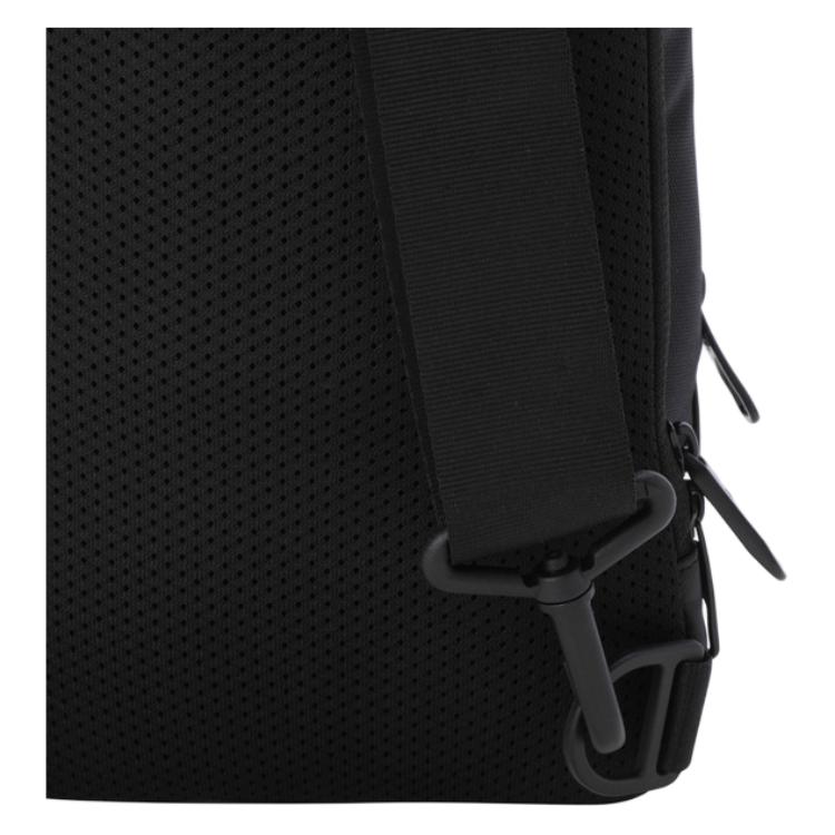 New DESCENTE Nylon Sling Bag Medium Men's Black SQ323UBG72