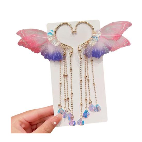Girl Hair Pin Bowknot Starfish Shell Faux Pearls Chain Decor Kids Hair Clip Princess Headwear Hair Accessories
