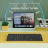 Portable Silent Wireless Bluetooth Membrane Keyboard