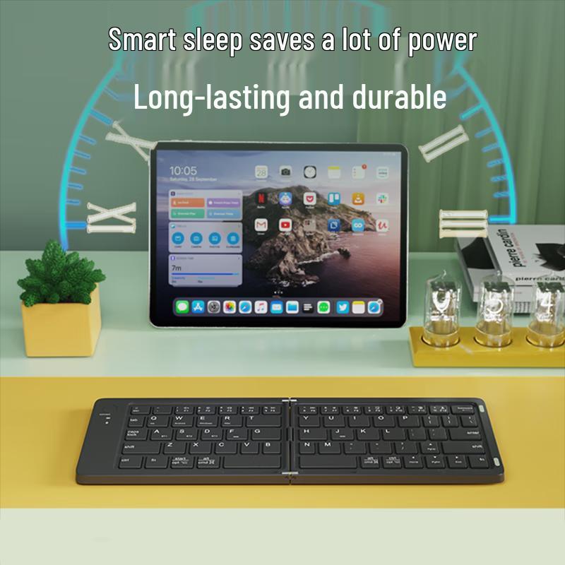 Portable Silent Wireless Bluetooth Membrane Keyboard