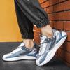 Fashion Men Shoes High Quality Sneakers Non-Slip Running Shoes Pu Leather Casual Shoes Breathable Fitness Training Shoes Summer