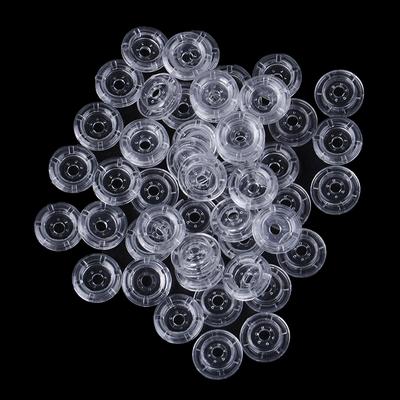50 Set Kam T5 Clear Plastic Resin Snaps Button Fasteners Press Stud 12mm
