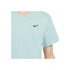 Nike Comfortable Minimalist Brand Small Logo Embroidered Breathable Casual Sports Crew Neck Short Sleeve T-Shirt Men Tops Light-Blue BV0508-309