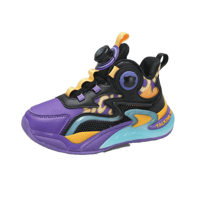 Tom Cat Classmate Boys Mesh Basketball Shoes Girls Light Sneakers Children's Fashion Versatile Casual Travel Shoes