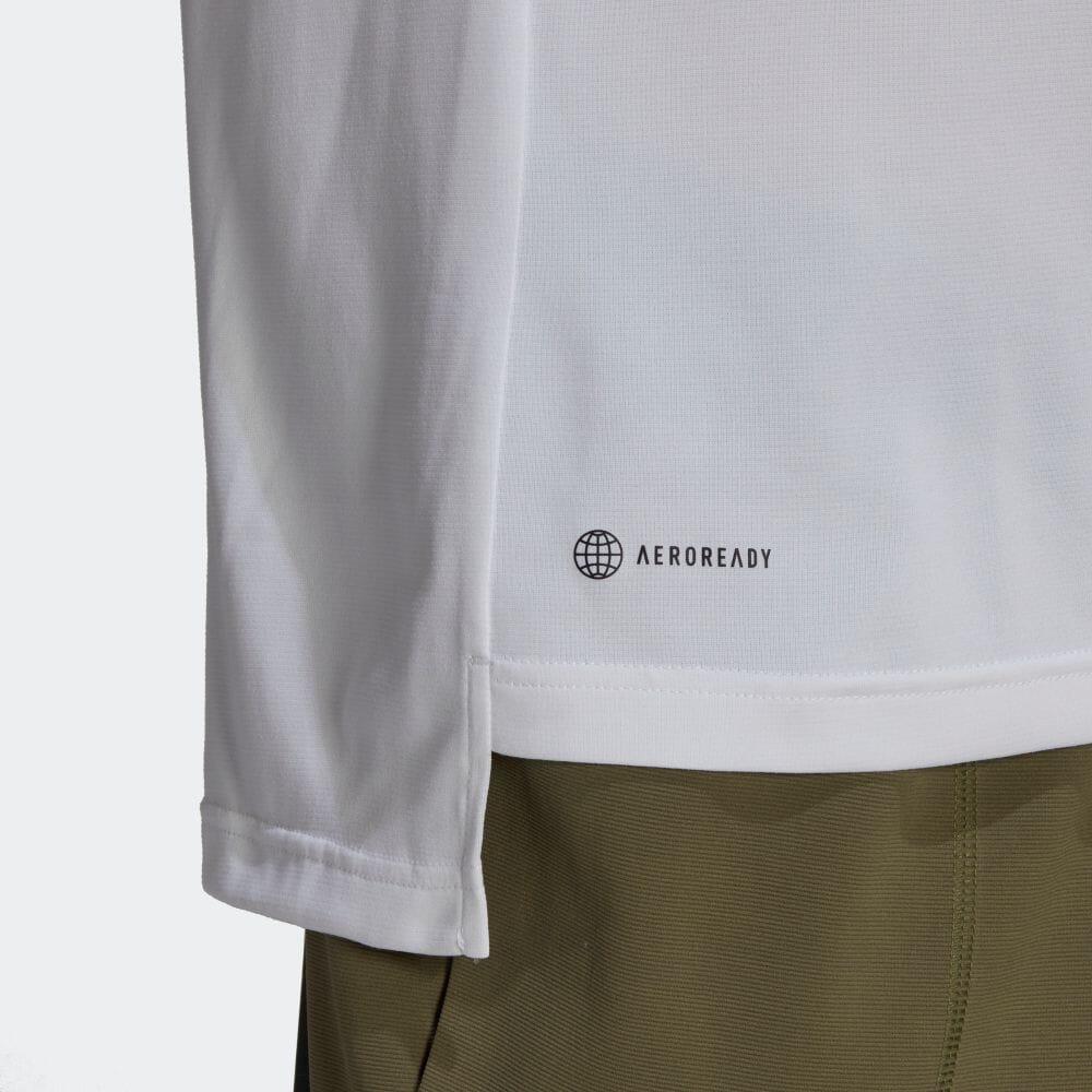 Adidas Solid Logo Crew Neck Short Sleeve T-Shirt Men Tops White H53383