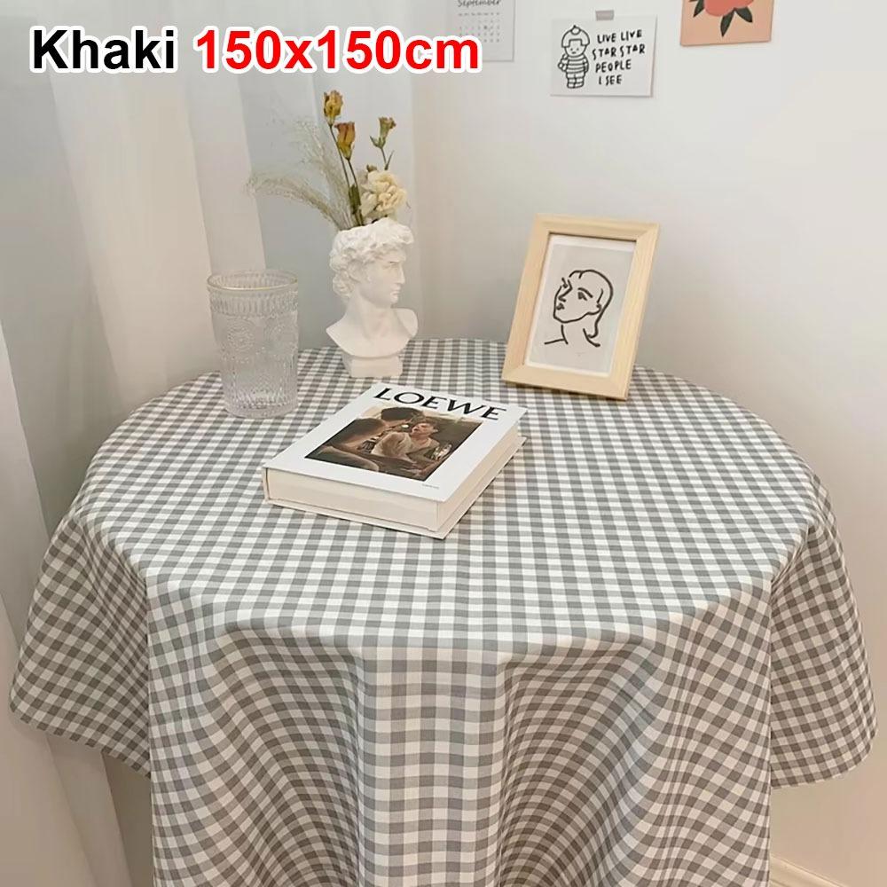 

1Pcs Simple Photography Tablecloth Dustproof Photo Background Cloth Living Room Decor Khaki 150x150cm