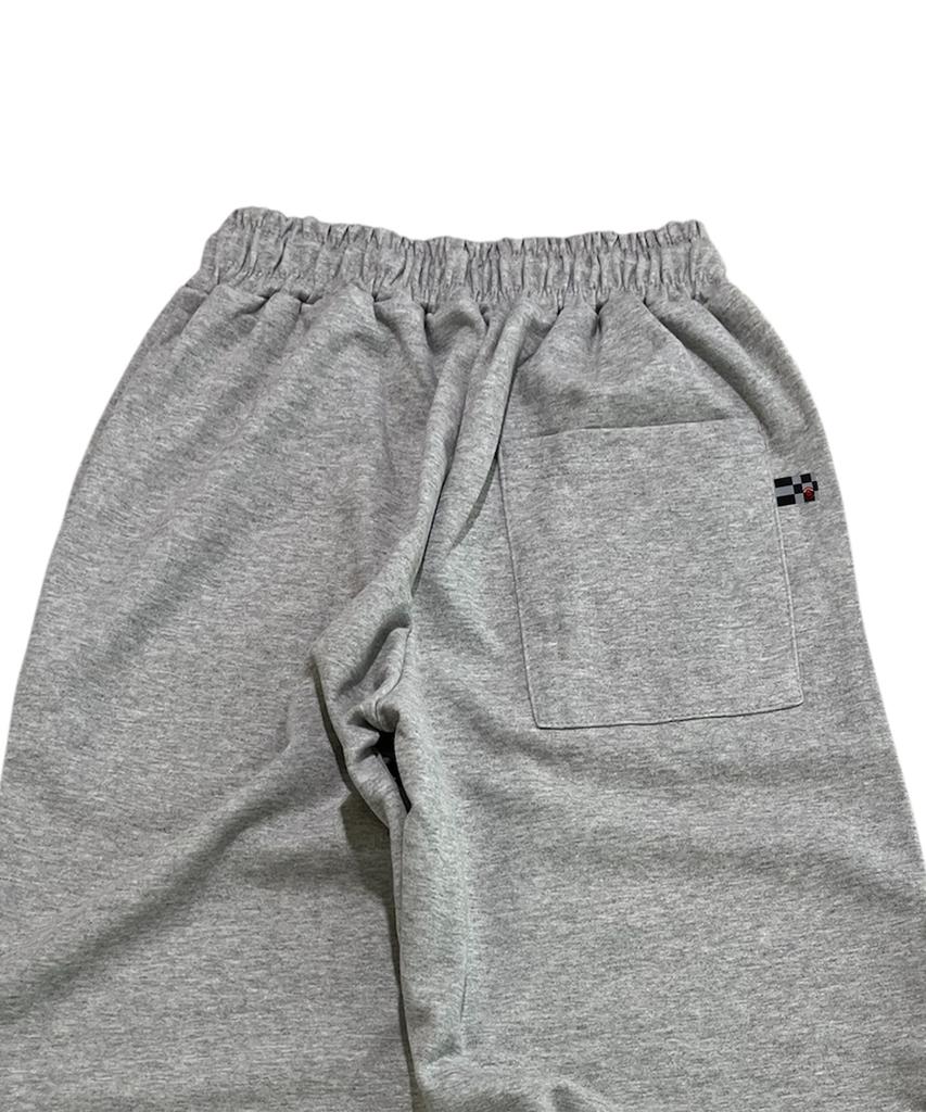SK8ER ROCK Easy Sweat Wide Pants ((Melange Gray))