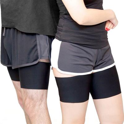 Hochleistungs-Oberschenkelkompressionsärmel Mit Grifffunktion Für Fitnessstudio, Tanz Und Sport Atmungsaktives Nylonmaterial