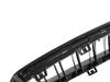 BMW 4 F32 / F33 / F36 13-18 griglie tra i fari (reni) set sinistra + destra DOPPIA BARRA NERA LUCIDA