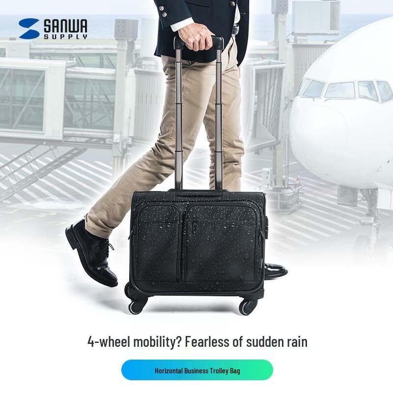 

Sanwa 200-BAGCR003WP Business Rolling Laptop Bag