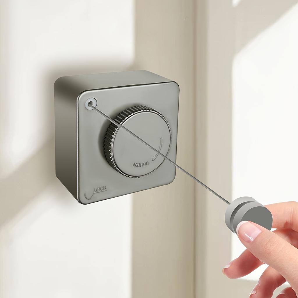 Retractable Clotheslines Collection Laundry Extendable Line Wall Clothesline Clothes Hanger Retractable Indoor Horse Drying Rack