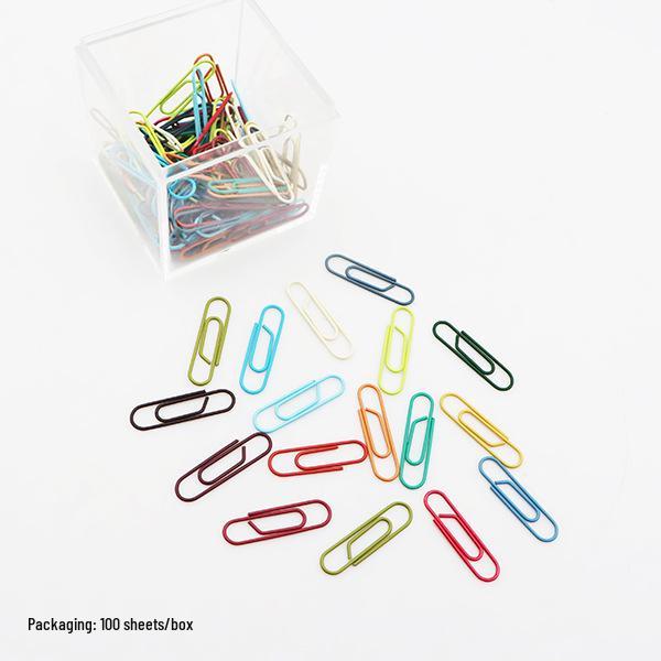 Creative Blue Metal Paper Clips: Versatile Shapes for Office and Bookmarks