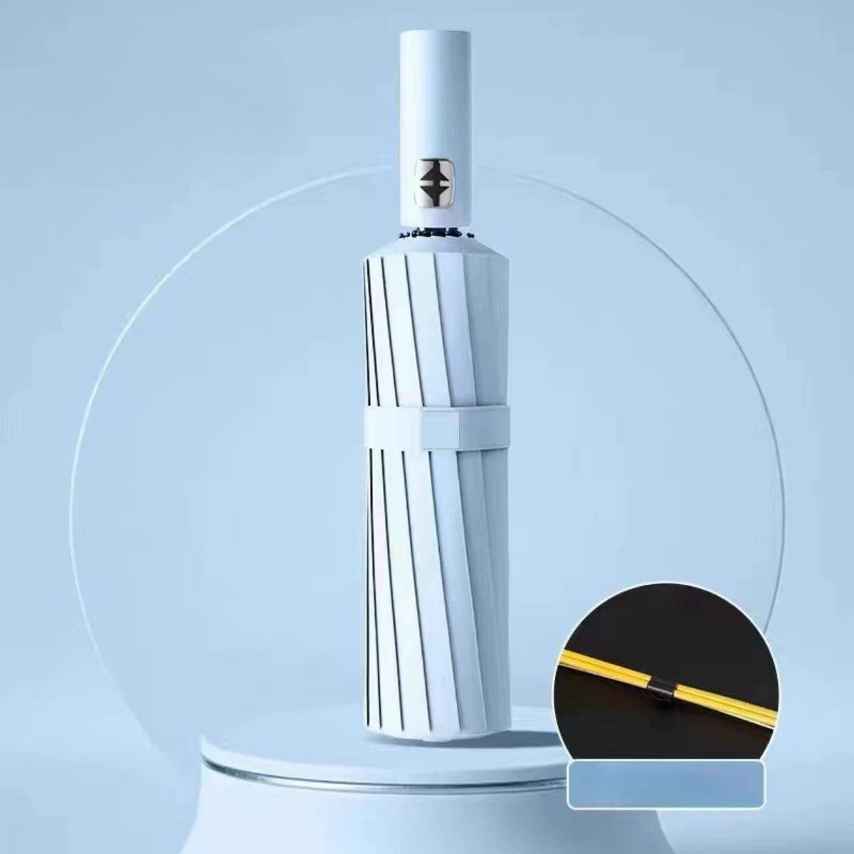 

24 Keel Automatic Folding Umbrella - Large Size, Double Frame Design, Windproof and Sun Protection, Suitable for Two People To Use One Size