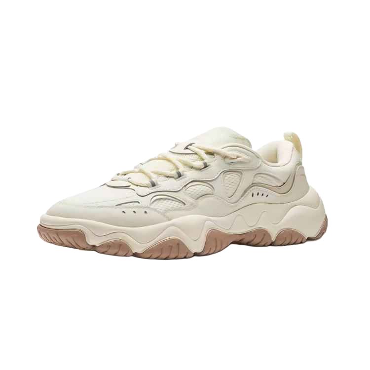 New Anta Life Collection Anti-Slip Wear-Resistant Low-Top Casual Shoes Women's Ecru 122518853-1