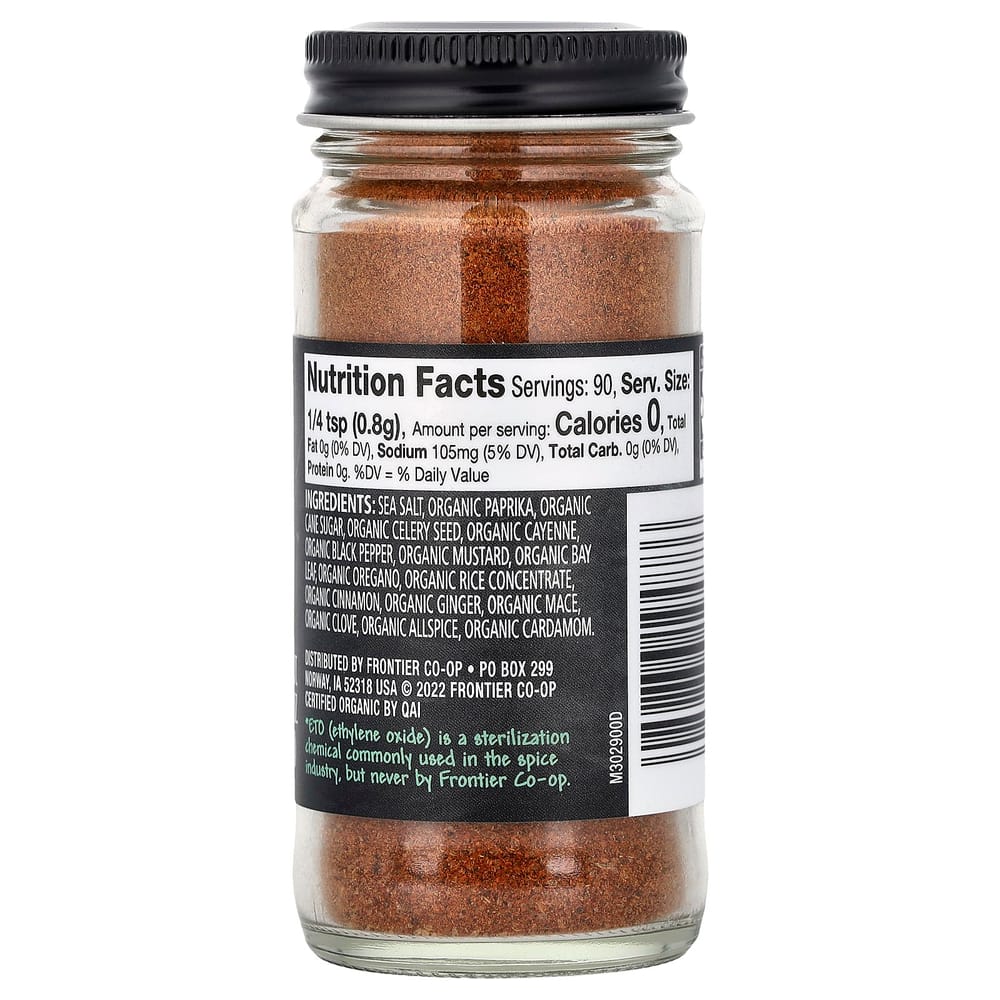 Frontier Natural Products Seafood Seasoning Graphite 72g (2.5oz)
