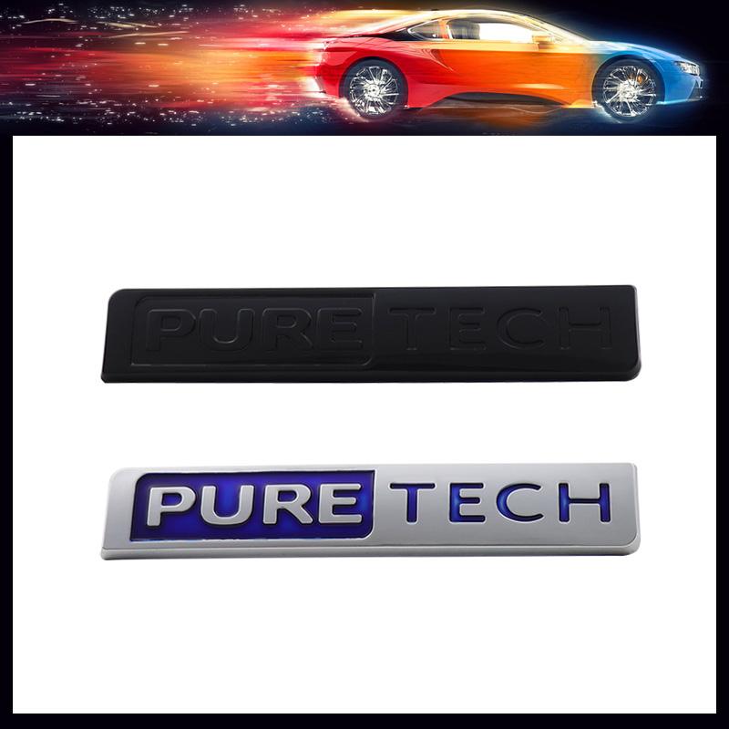 3D Premium Puretech Pure Tech Auto Kotflügel Hinten Aufkleber Emblem Badge