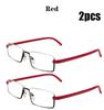 IENJOY TR90 Reading Glasses Anti-Blue Light Reading Glasses Men Half Frame Prescription Eyeglasses Male Eyewear With Case1.0-4.0