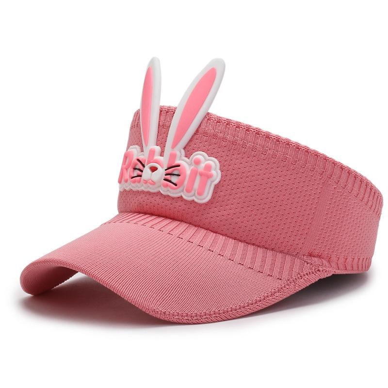 Children's Summer Sun Hat with Open Top - Cute Rabbit and Duckbill Style, UV Protection