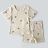 Danish-style Cotton Girls' Summer Pajama Set - Short Sleeve