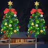 Spotlight Solar Christmas Tree Lights Waterproof Christmas Tree Floor Lights Simulated   Party