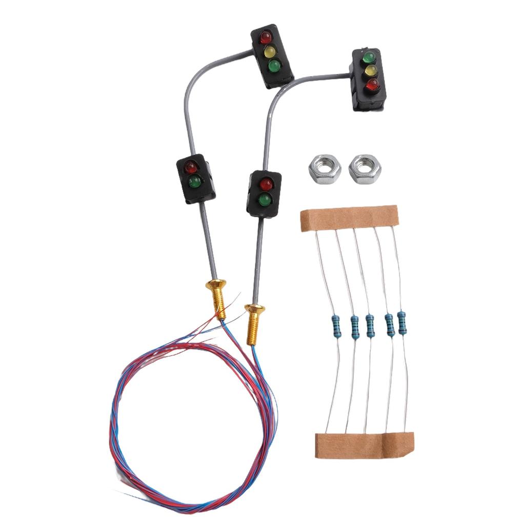 & 2X Schraube Bemalte Lichter Zubehör DIY Modell LED