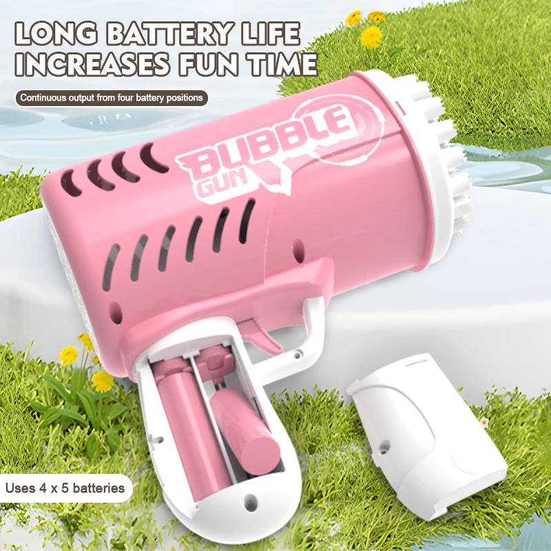 Handheld Bubble Machine Electric Bubble Birthday And Beach Parties Wedding Festivals Bubble Gun Without Battery Bubble Water