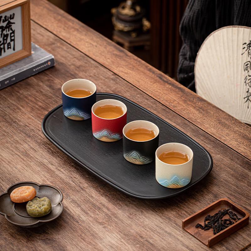 Shangqi Thousand Li Rivers & Mountains Ceramic Tea Cup Gift Set