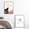 Bathroom Fun Printable Poster Boho Art Black Cat Asked Do You Love Toilet Wall Decor Humorous Cat Owner Housewarming Gift Murals