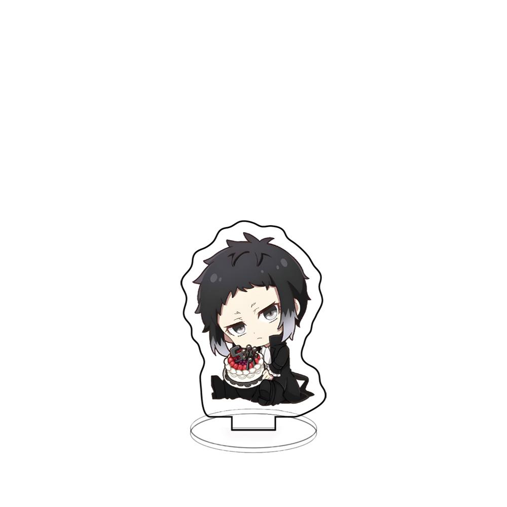 Acrylic Panel Ornaments Acrylic Stand Bungo Stray Dogs Dazai Osamu Oda Sakunosuke Figure Model Plate Desktop Decorate Xmas Gifts