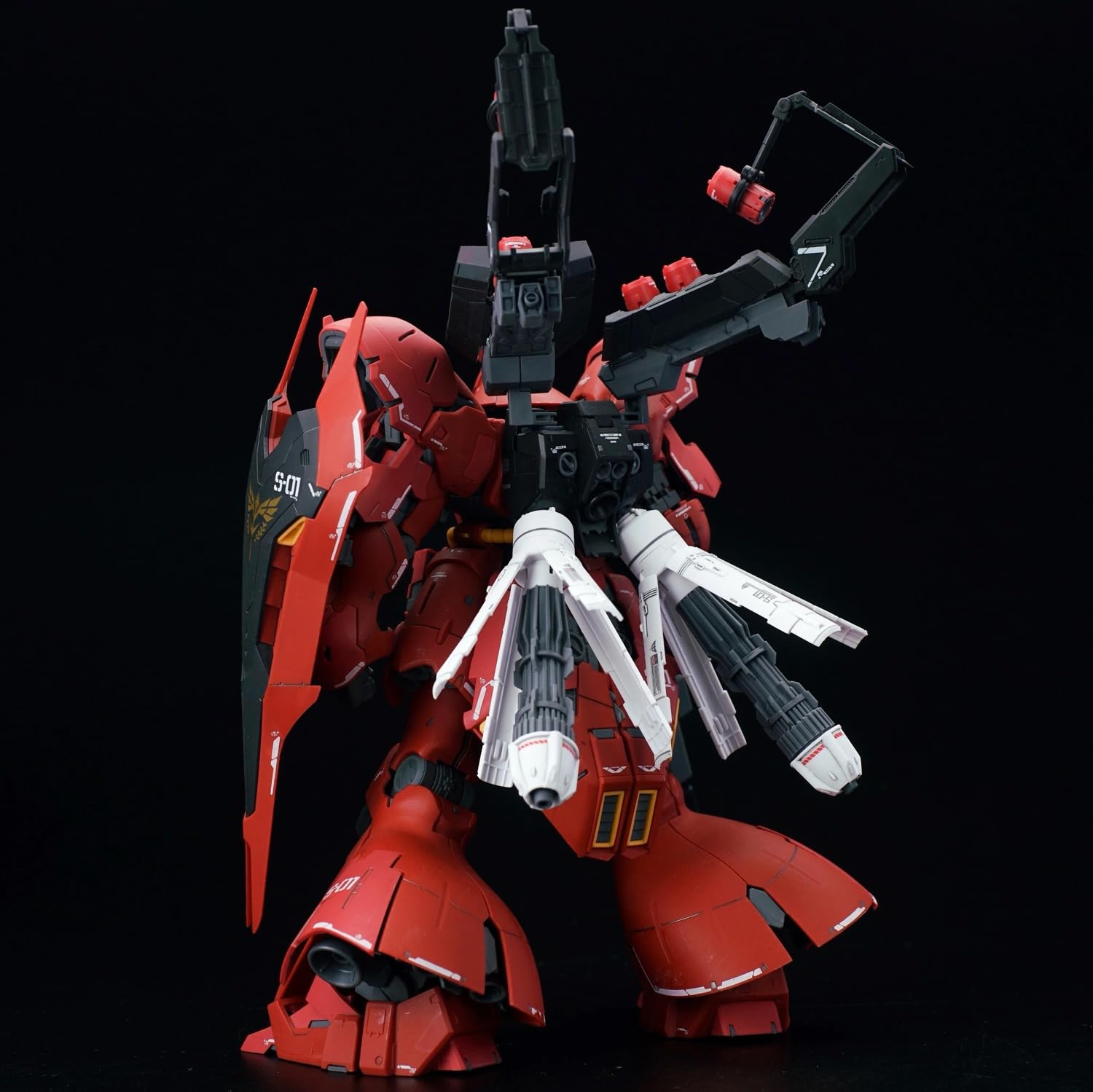 

HG RG Sazabi Modification Backpack Robot MS Detail Up Parts Plastic 1/144 чёрный