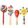 Baby Hand Rattle Toy Rattle Puzzle Early Education 3-6-12 Baby 0 1 Year Old Infant Newborn Boy And Girl