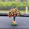 New Mini Tree Car Ornaments Center Console Decoration Car Mounted Plant Accessories Simulated Flower Decoration Cute Ornaments