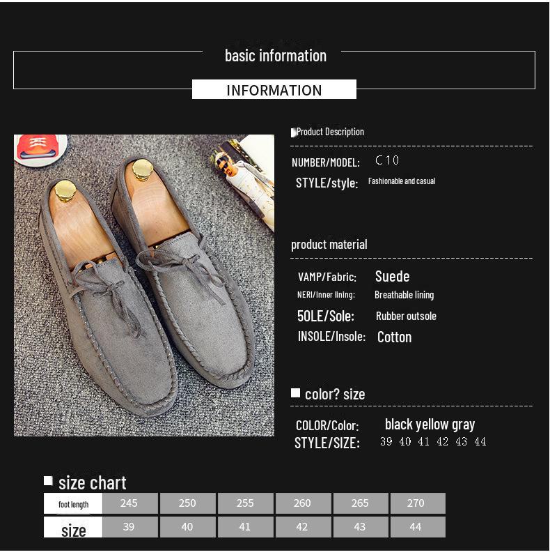 Herrskor 2024 Frostat Andningsbart Slip-On Casual - Koreansk Stil