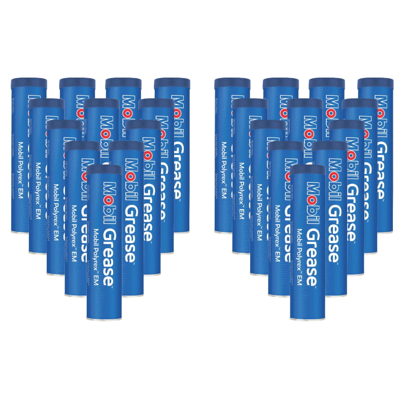 Mobil Polyrex Em Grease For Electric Motor Bearings 0.39Kg, Durable, Corrosion Resistant, Low Noise
