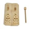 Chinese Antique Brass Handle Retro Exquisite Easy Installation Oriental Cabinet Handles for Cabinets Wardrobes