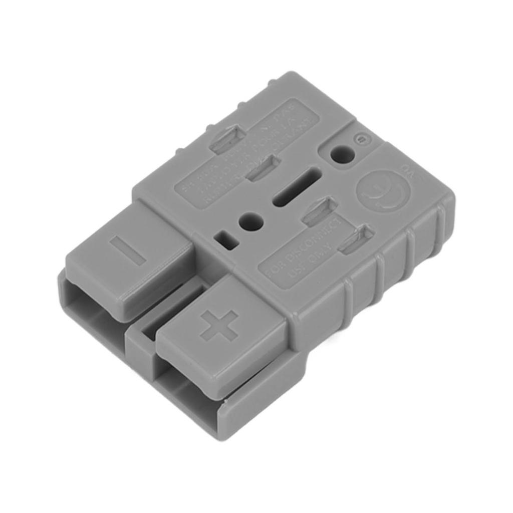 50A 600V Connector Double Pole High Current Power Supply Plug Connector for Solar Panel Dual Battery System