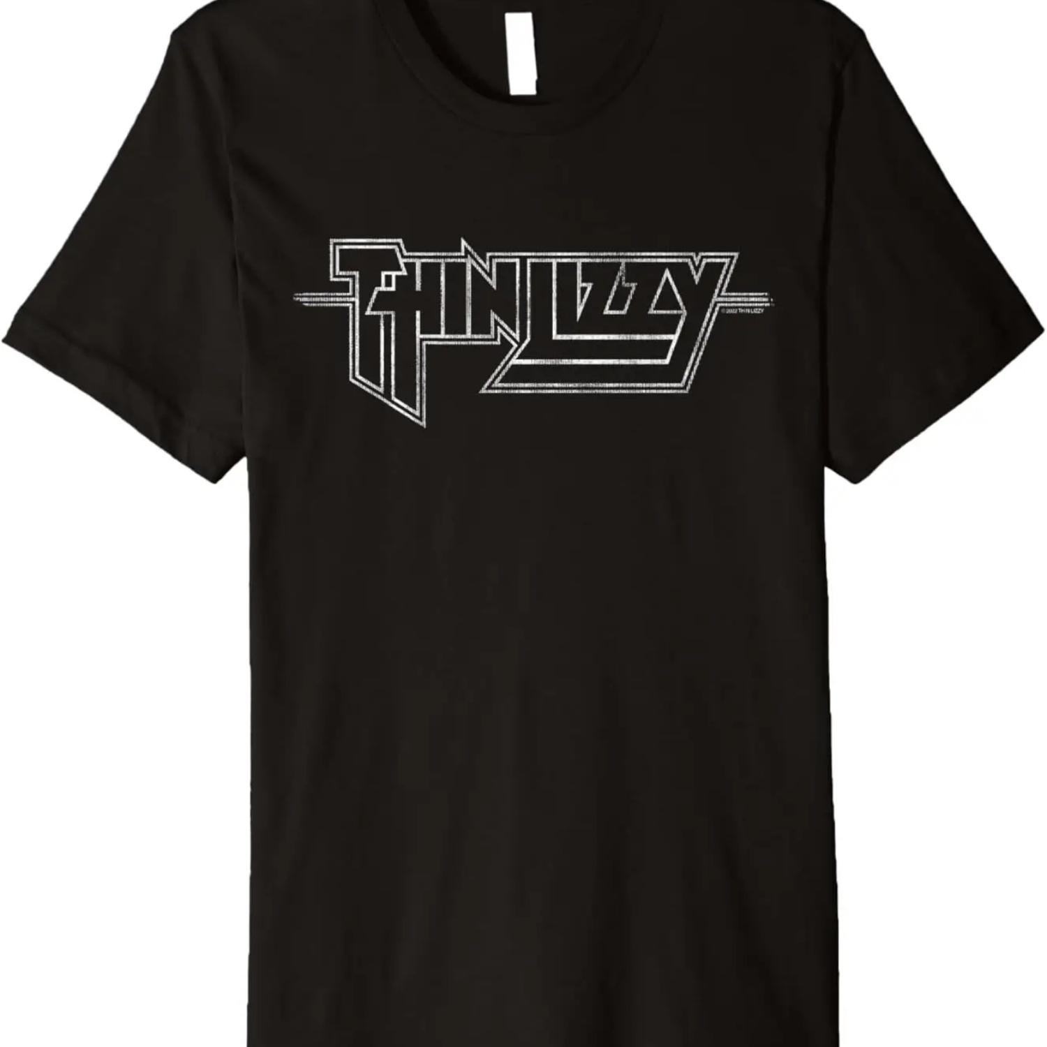 Thin Lizzy – Super Hero Logo Premium T-Shirt S чёрный