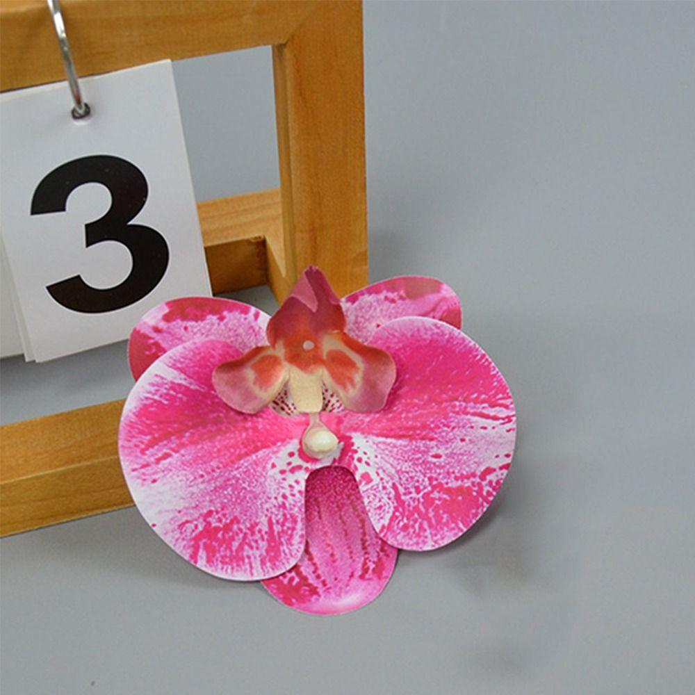 DIY Schmuckherstellung Handwerk Simulierte Blume Kopfschmuck Schmetterlingsorchidee Blume Niedlich Geschenk