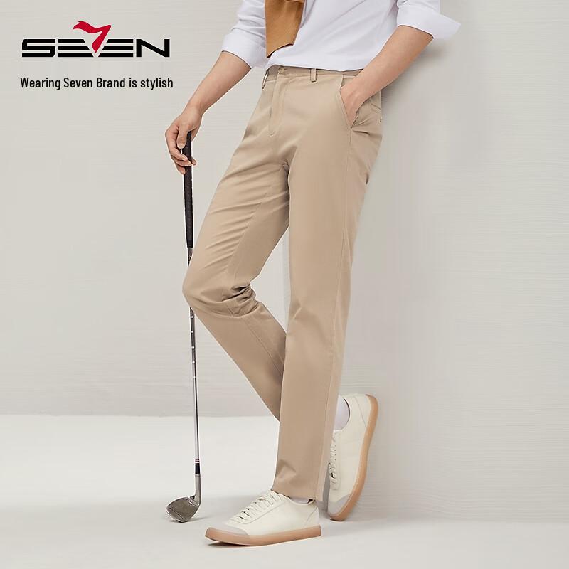 Septwolves Men's Business Casual Straight-Fit Pants